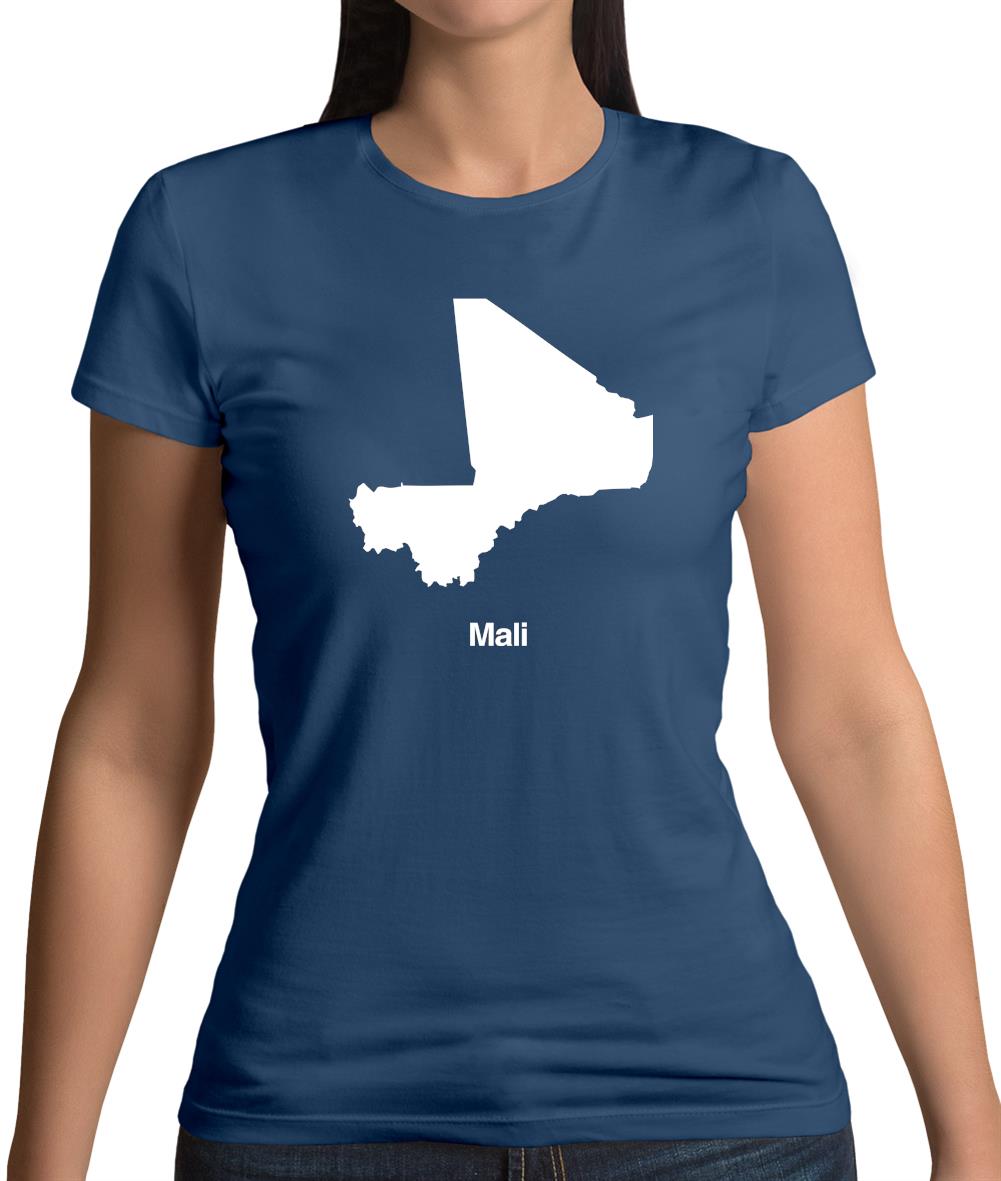 Mali Silhouette Womens T-Shirt Mali Silhouette Womens T-Shirt
