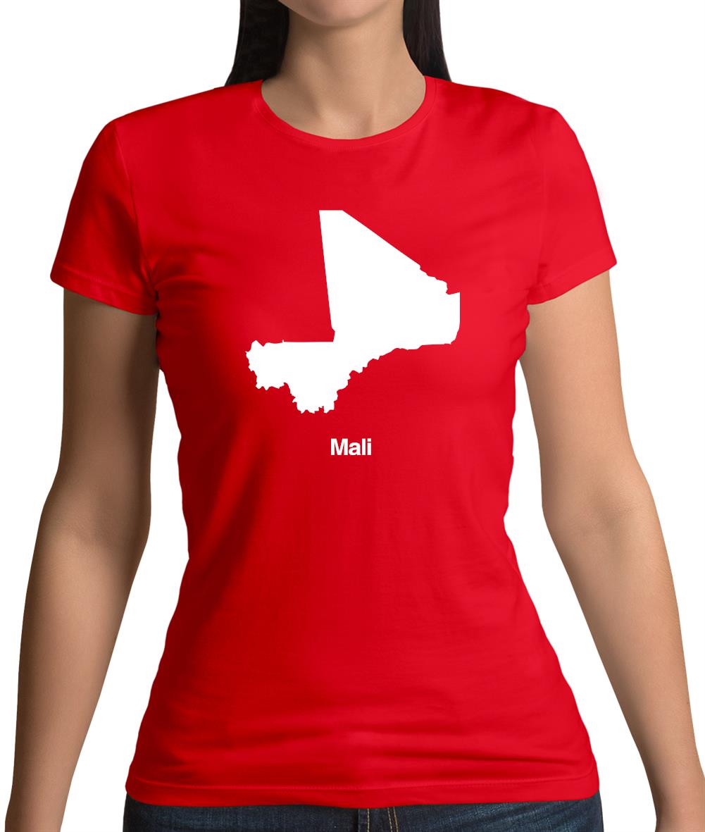 Mali Silhouette Womens T-Shirt Mali Silhouette Womens T-Shirt