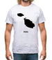 Malta Silhouette Mens T-Shirt Malta Silhouette Mens T-Shirt