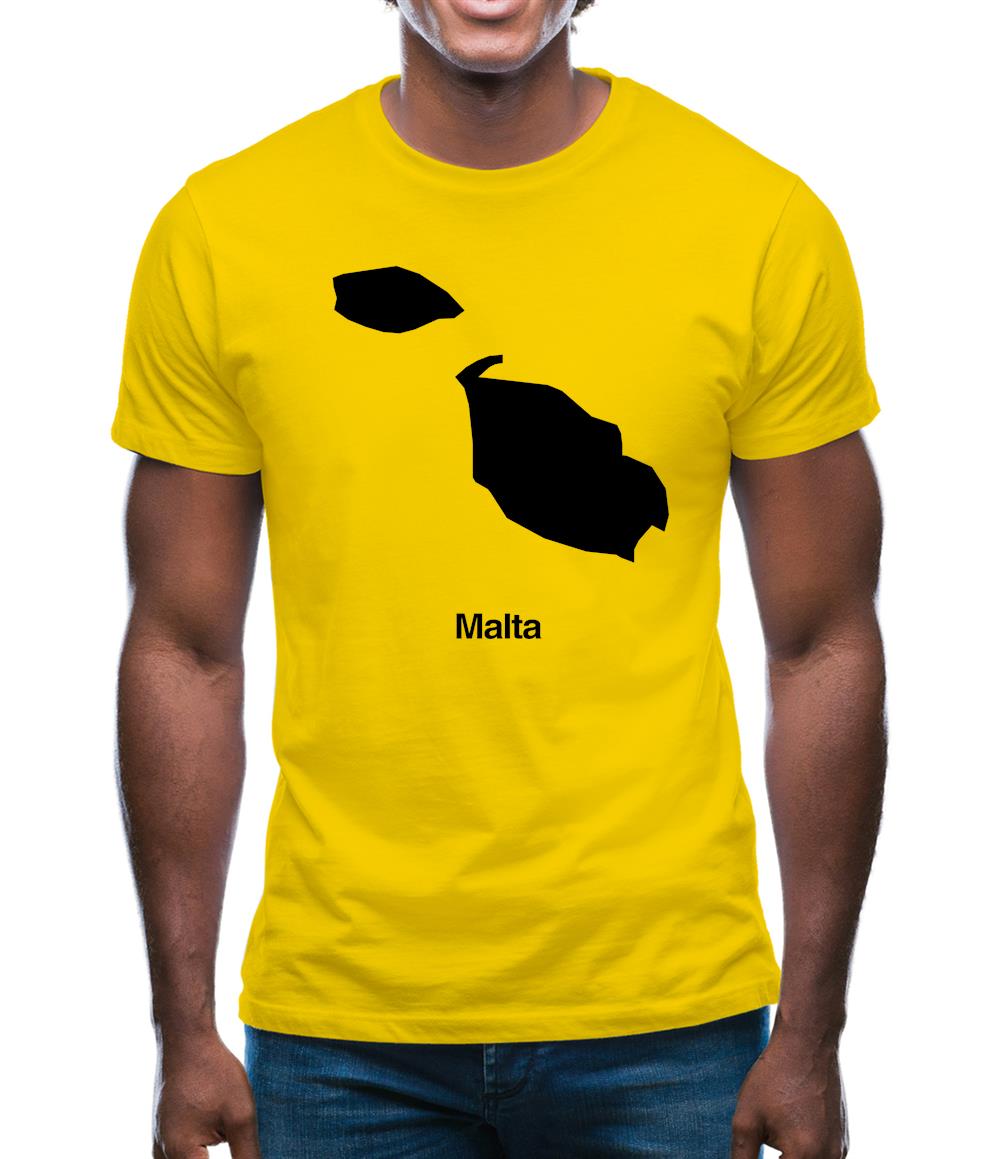 Malta Silhouette Mens T-Shirt