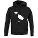 Malta Silhouette unisex hoodie Malta Silhouette unisex hoodie