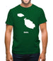 Malta Silhouette Mens T-Shirt Malta Silhouette Mens T-Shirt