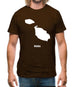 Malta Silhouette Mens T-Shirt Malta Silhouette Mens T-Shirt