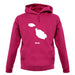 Malta Silhouette unisex hoodie Malta Silhouette unisex hoodie