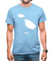 Malta Silhouette Mens T-Shirt Malta Silhouette Mens T-Shirt