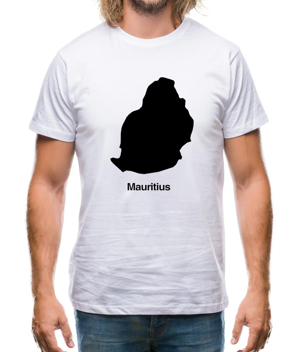 Mauritius Silhouette Mens T-Shirt Mauritius Silhouette Mens T-Shirt