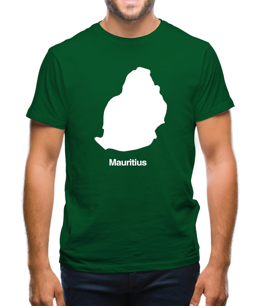 Mauritius Silhouette Mens T-Shirt Mauritius Silhouette Mens T-Shirt