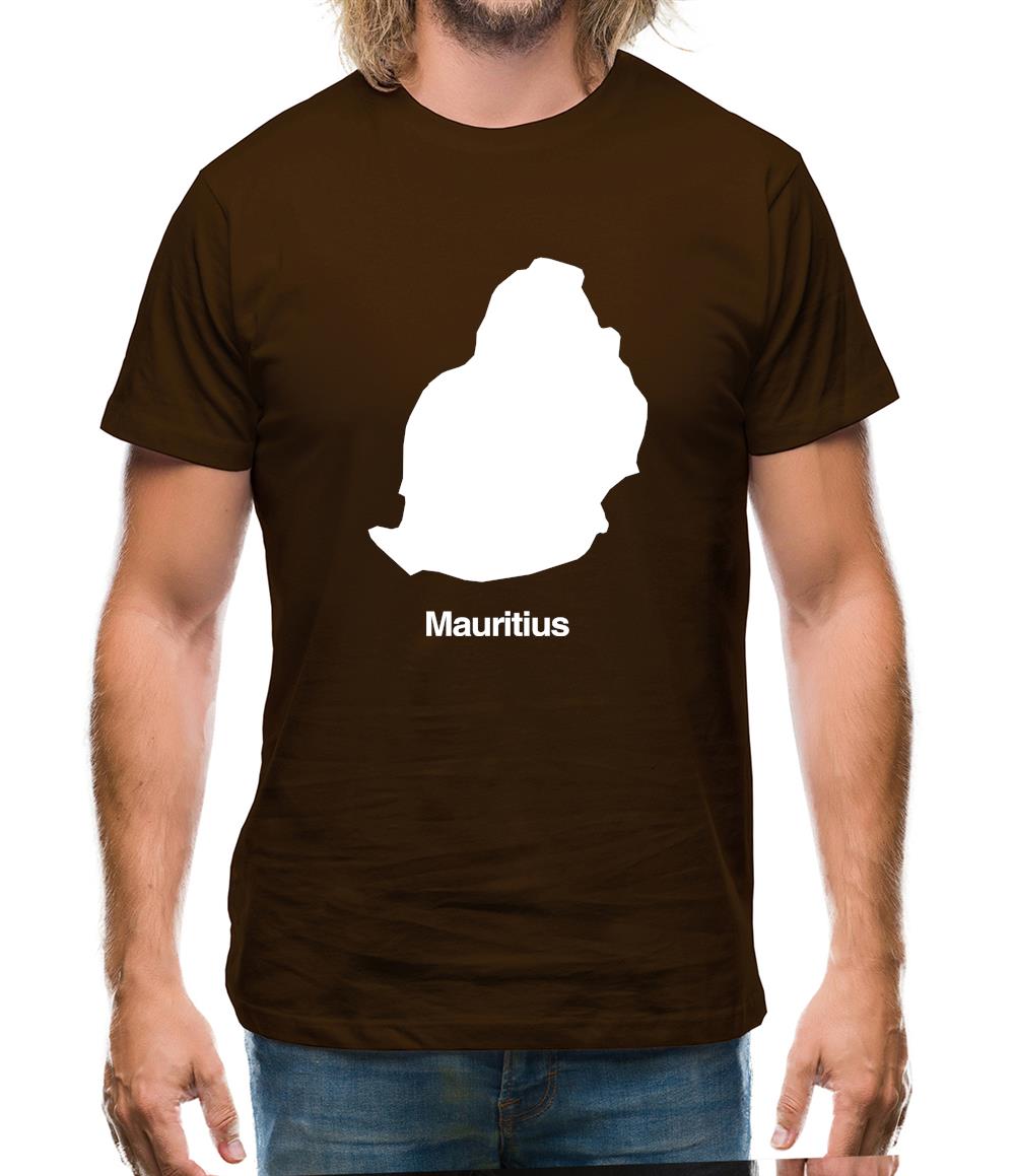 Mauritius Silhouette Mens T-Shirt Mauritius Silhouette Mens T-Shirt