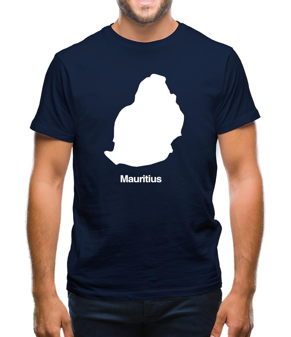 Mauritius Silhouette Mens T-Shirt Mauritius Silhouette Mens T-Shirt