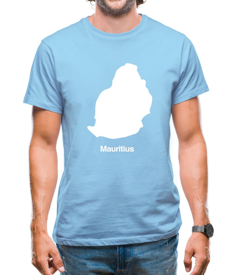 Mauritius Silhouette Mens T-Shirt Mauritius Silhouette Mens T-Shirt