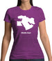 Middle East Silhouette Womens T-Shirt Middle East Silhouette Womens T-Shirt