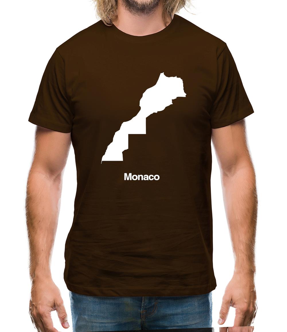 Monaco Silhouette Mens T-Shirt Monaco Silhouette Mens T-Shirt