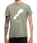 Monaco Silhouette Mens T-Shirt Monaco Silhouette Mens T-Shirt