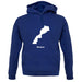 Monaco Silhouette unisex hoodie Monaco Silhouette unisex hoodie