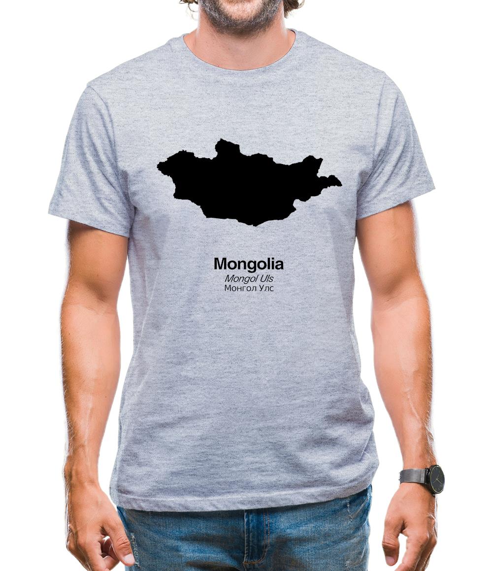Mongolia Silhouette Mens T-Shirt Mongolia Silhouette Mens T-Shirt