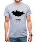 Mongolia Silhouette Mens T-Shirt Mongolia Silhouette Mens T-Shirt