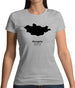 Mongolia Silhouette Womens T-Shirt Mongolia Silhouette Womens T-Shirt