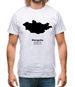 Mongolia Silhouette Mens T-Shirt Mongolia Silhouette Mens T-Shirt