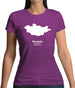 Mongolia Silhouette Womens T-Shirt Mongolia Silhouette Womens T-Shirt