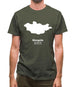 Mongolia Silhouette Mens T-Shirt Mongolia Silhouette Mens T-Shirt