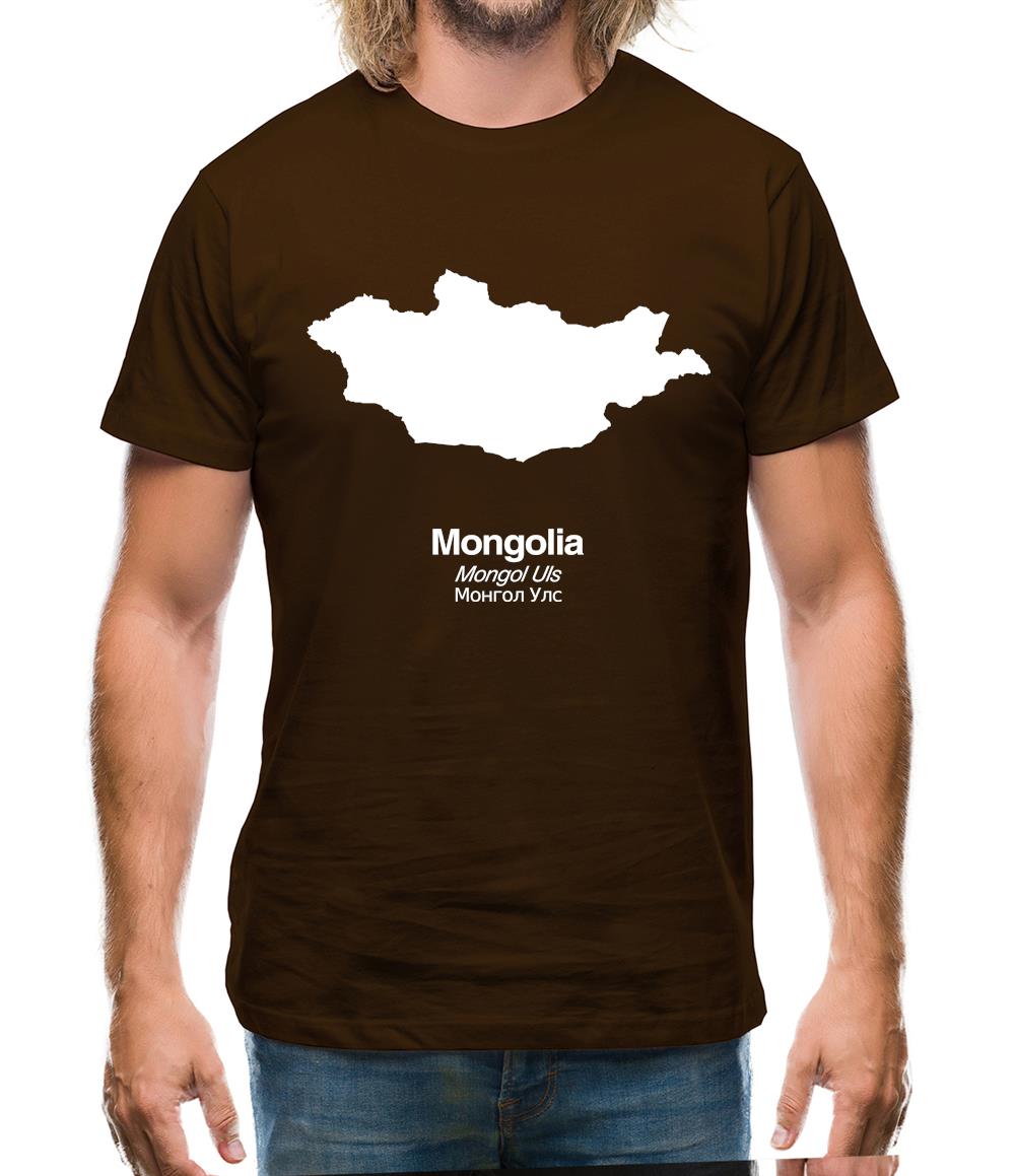 Mongolia Silhouette Mens T-Shirt Mongolia Silhouette Mens T-Shirt
