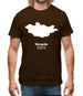 Mongolia Silhouette Mens T-Shirt Mongolia Silhouette Mens T-Shirt