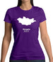 Mongolia Silhouette Womens T-Shirt Mongolia Silhouette Womens T-Shirt