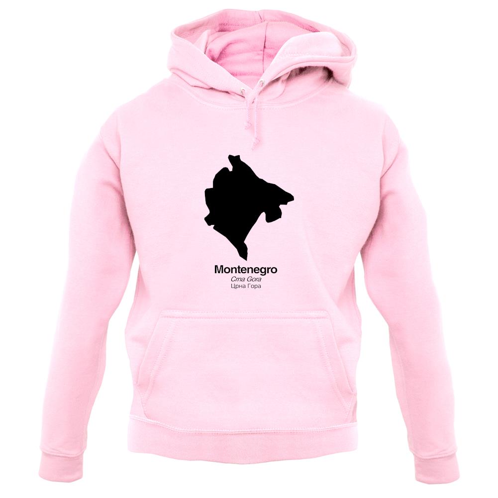 Montenegro Silhouette unisex hoodie Montenegro Silhouette unisex hoodie
