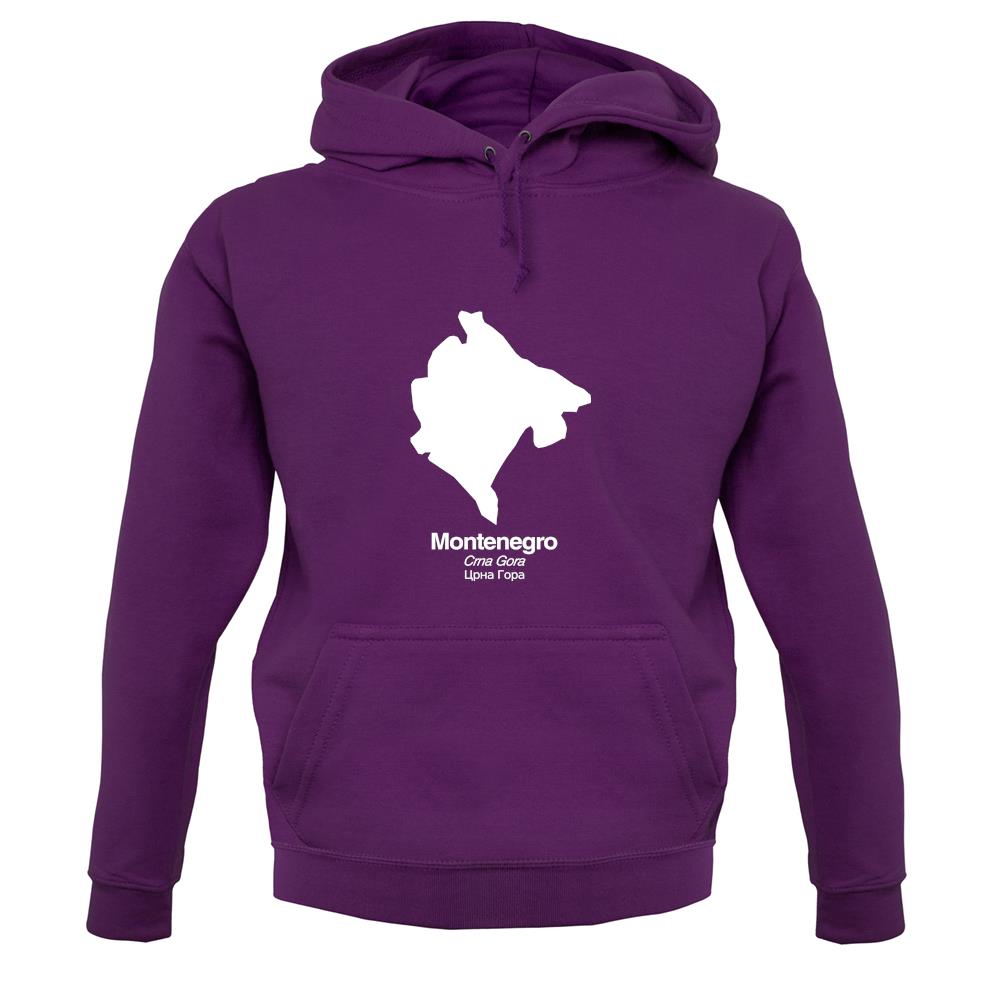 Montenegro Silhouette unisex hoodie Montenegro Silhouette unisex hoodie