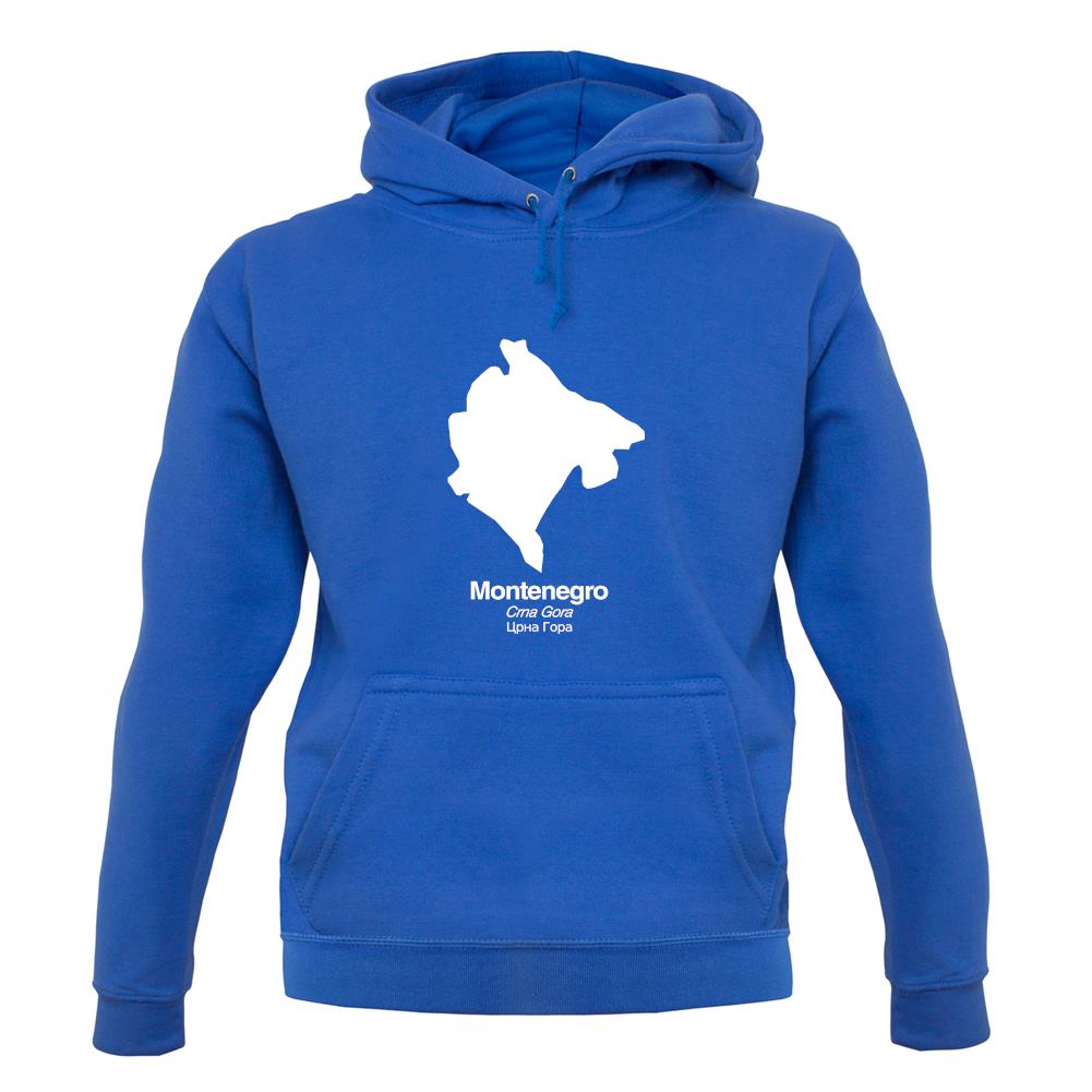 Montenegro Silhouette unisex hoodie Montenegro Silhouette unisex hoodie