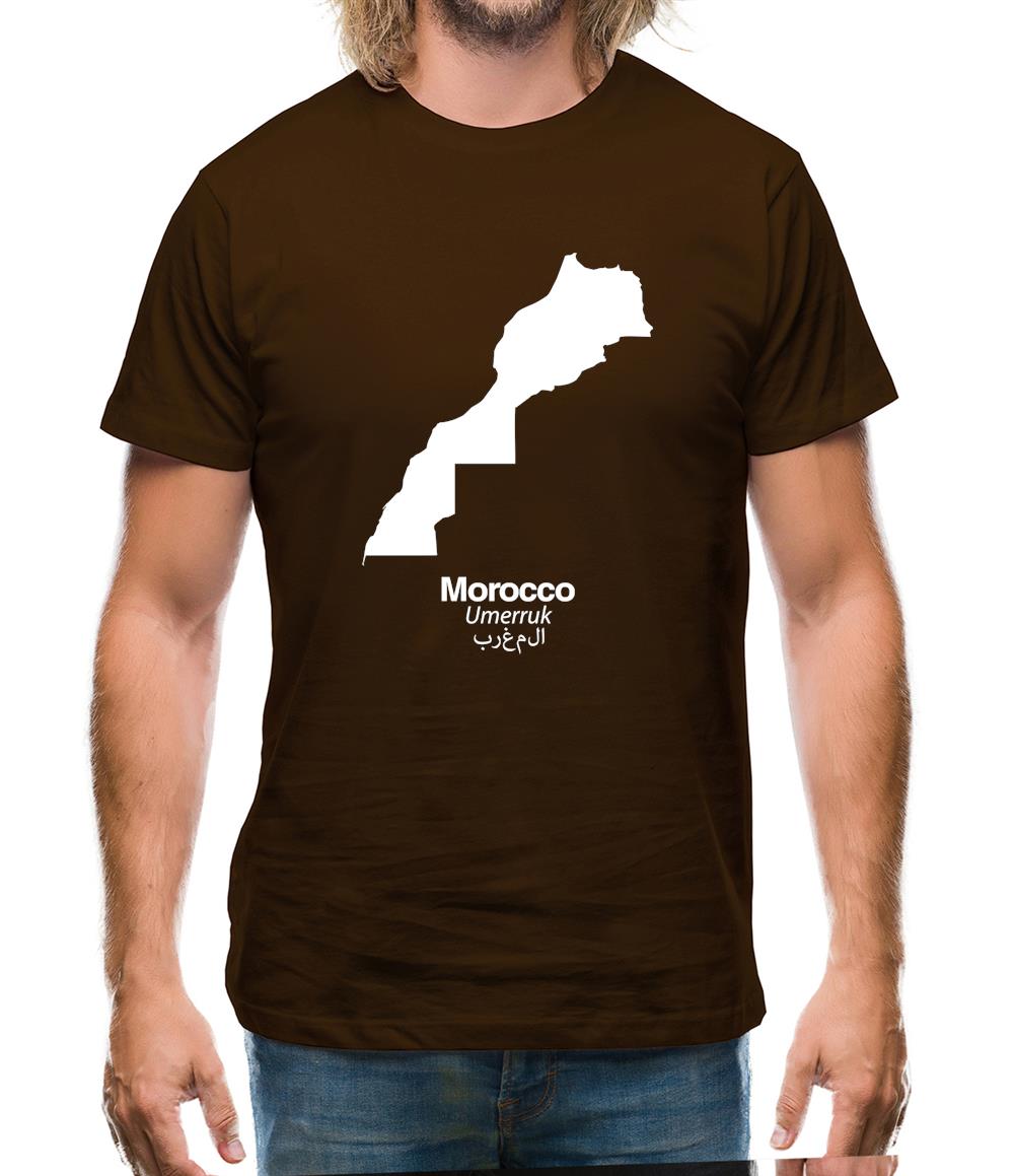 Morocco Silhouette Mens T-Shirt Morocco Silhouette Mens T-Shirt
