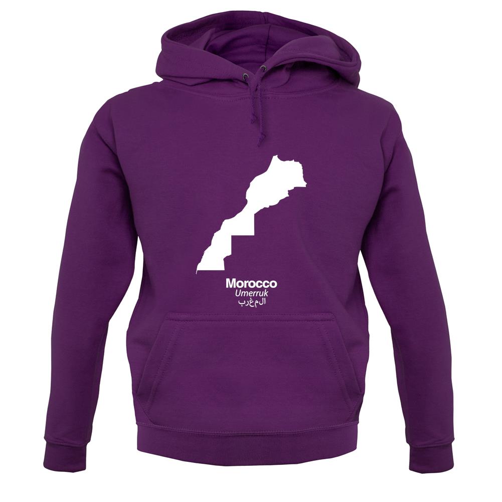 Morocco Silhouette unisex hoodie Morocco Silhouette unisex hoodie
