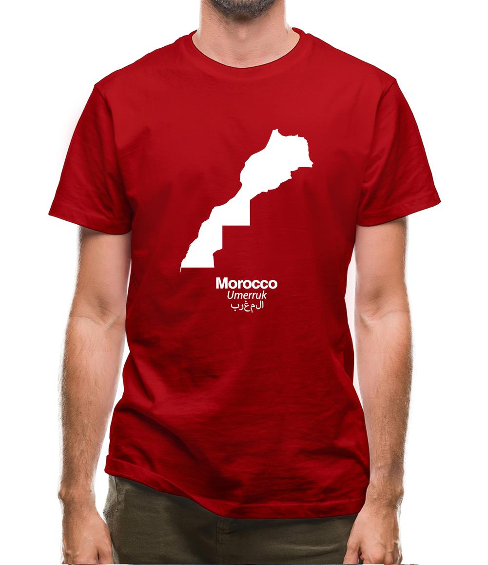 Morocco Silhouette Mens T-Shirt Morocco Silhouette Mens T-Shirt
