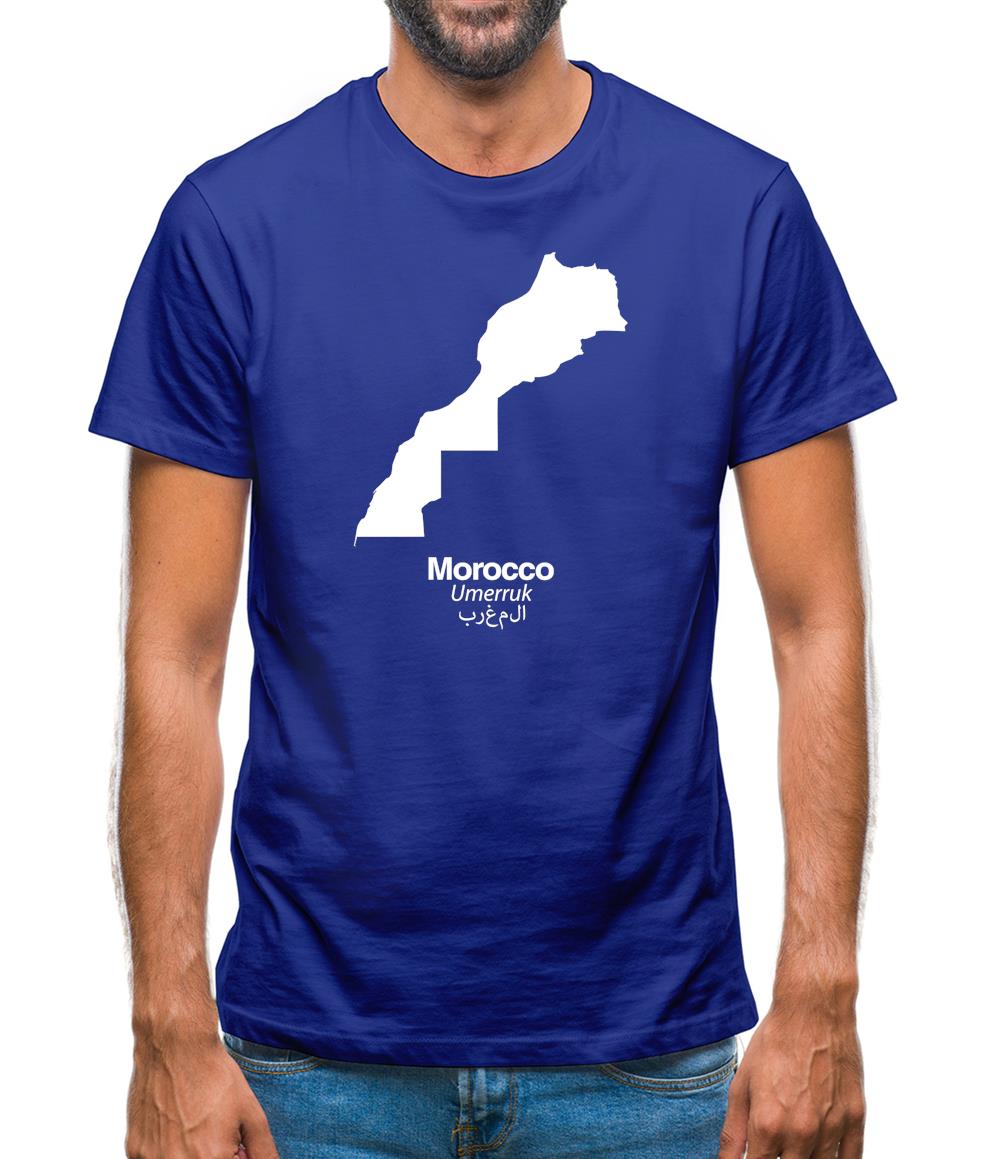 Morocco Silhouette Mens T-Shirt Morocco Silhouette Mens T-Shirt