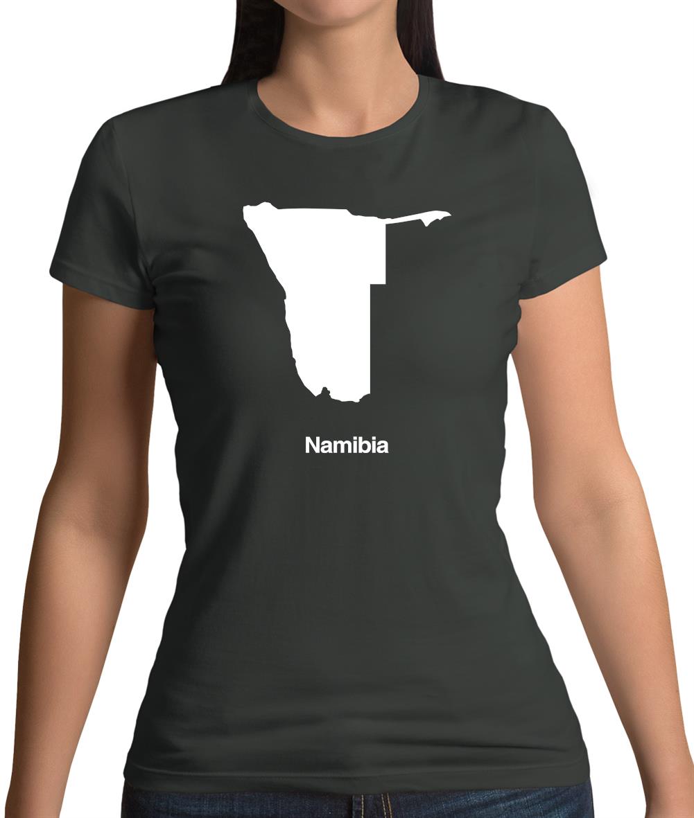 Namibia Silhouette Womens T-Shirt Namibia Silhouette Womens T-Shirt