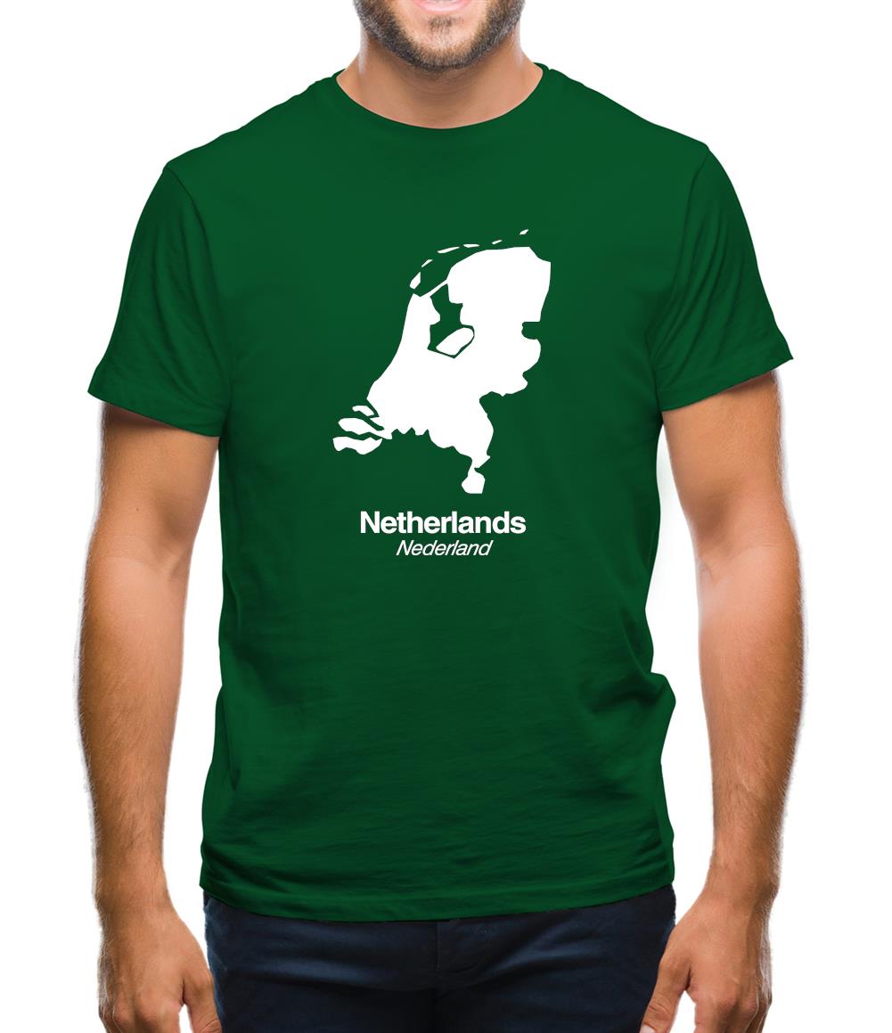 Netherlands Silhouette Mens T-Shirt Netherlands Silhouette Mens T-Shirt
