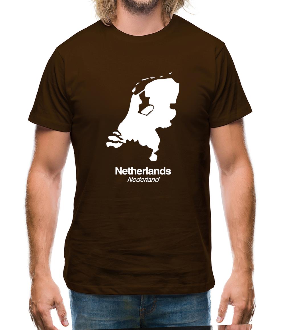 Netherlands Silhouette Mens T-Shirt Netherlands Silhouette Mens T-Shirt
