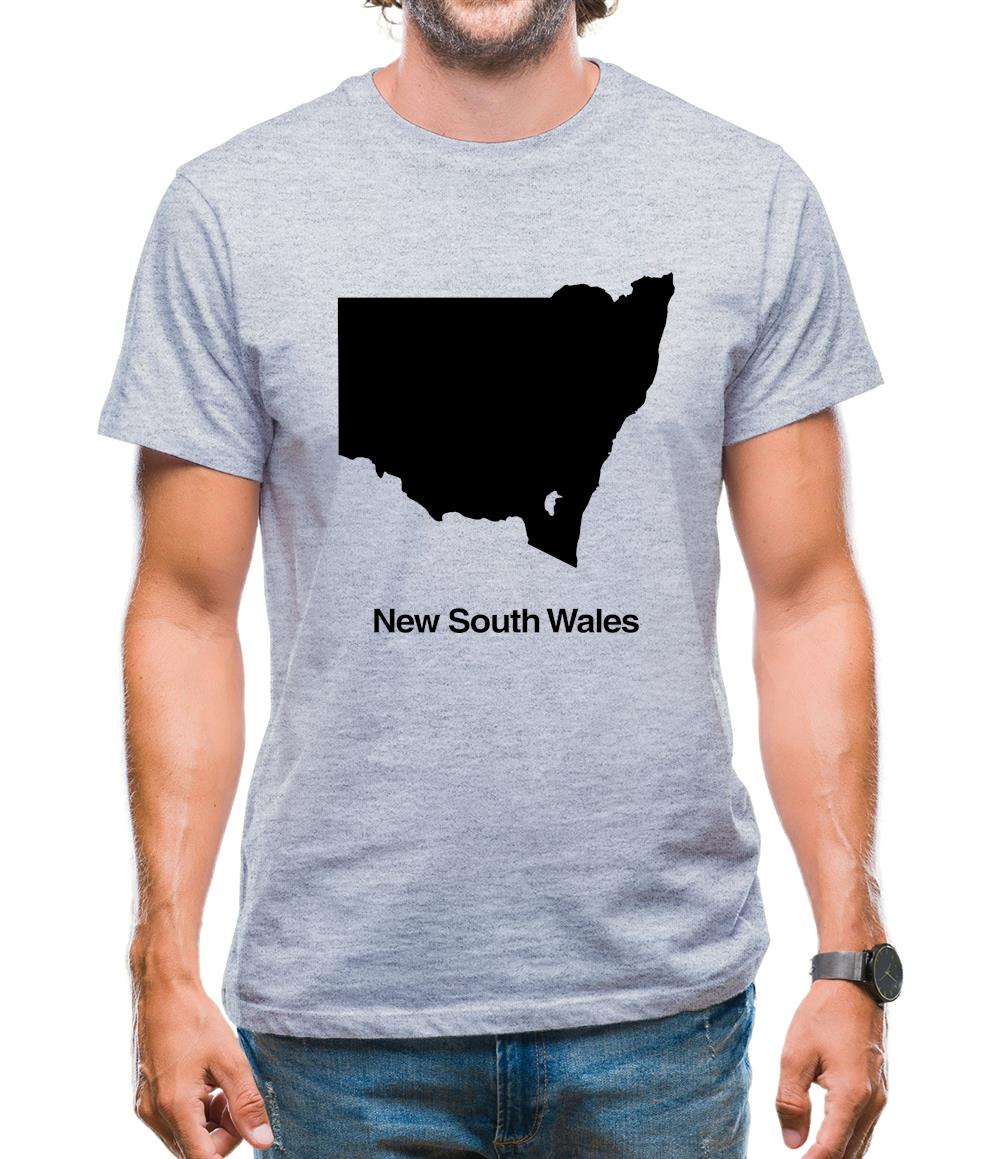New South Wales Silhouette Mens T-Shirt New South Wales Silhouette Mens T-Shirt