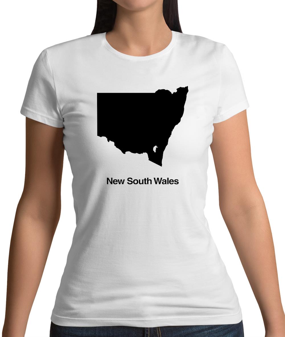 New South Wales Silhouette Womens T-Shirt New South Wales Silhouette Womens T-Shirt