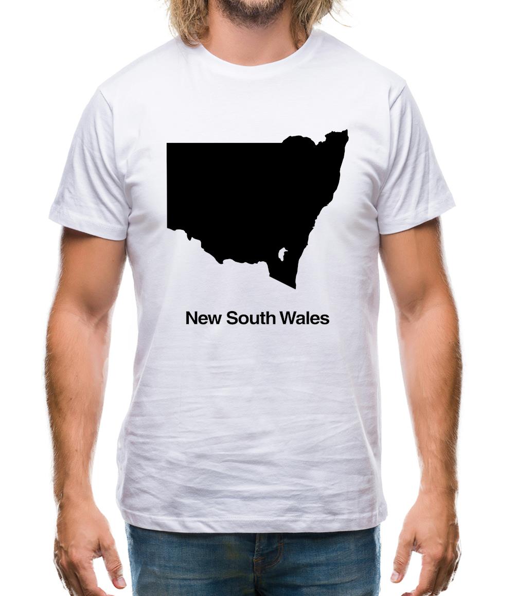 New South Wales Silhouette Mens T-Shirt
