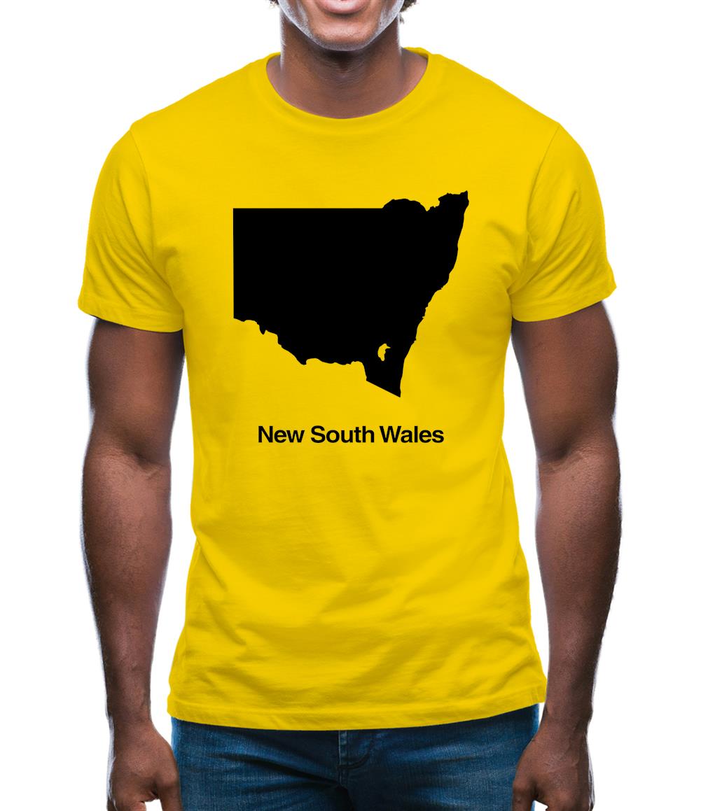 New South Wales Silhouette Mens T-Shirt New South Wales Silhouette Mens T-Shirt