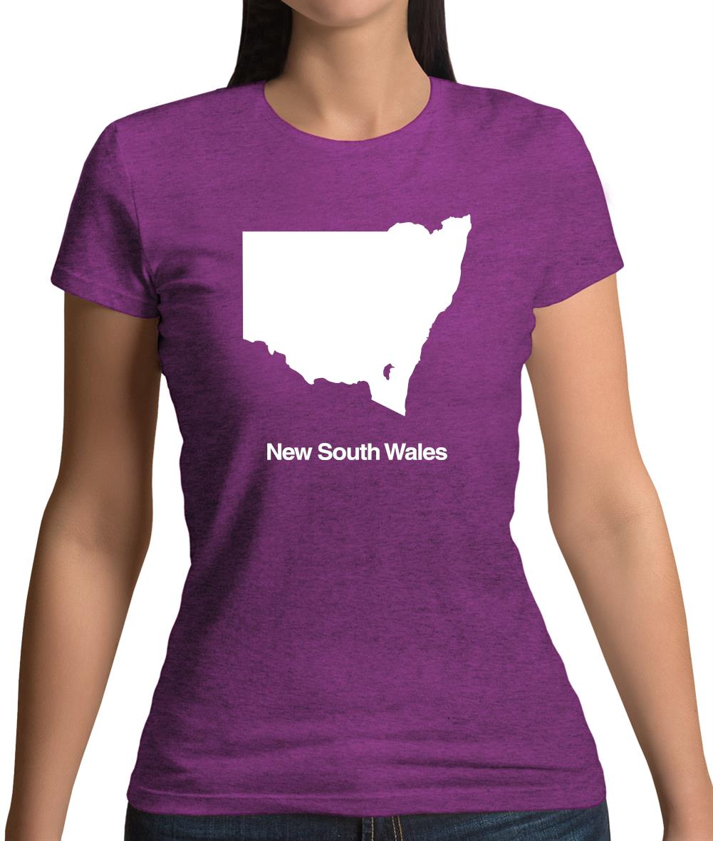 New South Wales Silhouette Womens T-Shirt New South Wales Silhouette Womens T-Shirt