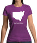 New South Wales Silhouette Womens T-Shirt New South Wales Silhouette Womens T-Shirt