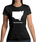 New South Wales Silhouette Womens T-Shirt New South Wales Silhouette Womens T-Shirt