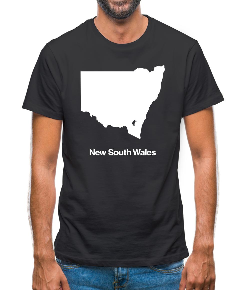 New South Wales Silhouette Mens T-Shirt New South Wales Silhouette Mens T-Shirt