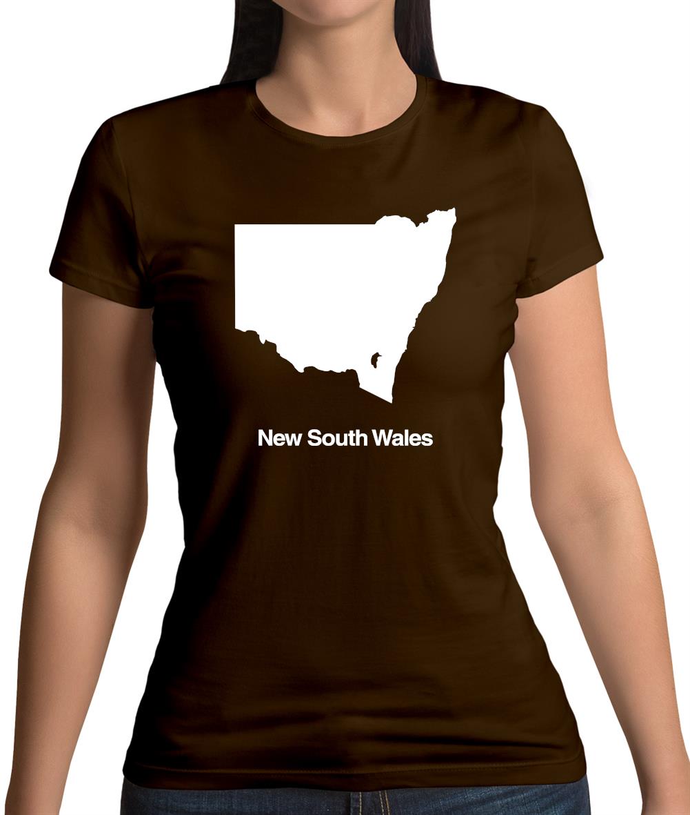 New South Wales Silhouette Womens T-Shirt New South Wales Silhouette Womens T-Shirt