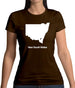 New South Wales Silhouette Womens T-Shirt New South Wales Silhouette Womens T-Shirt