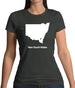 New South Wales Silhouette Womens T-Shirt New South Wales Silhouette Womens T-Shirt