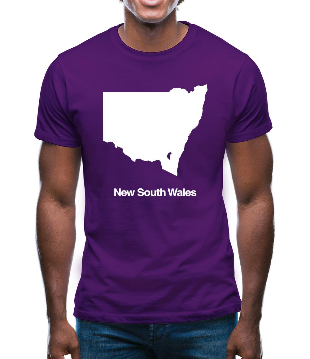 New South Wales Silhouette Mens T-Shirt New South Wales Silhouette Mens T-Shirt
