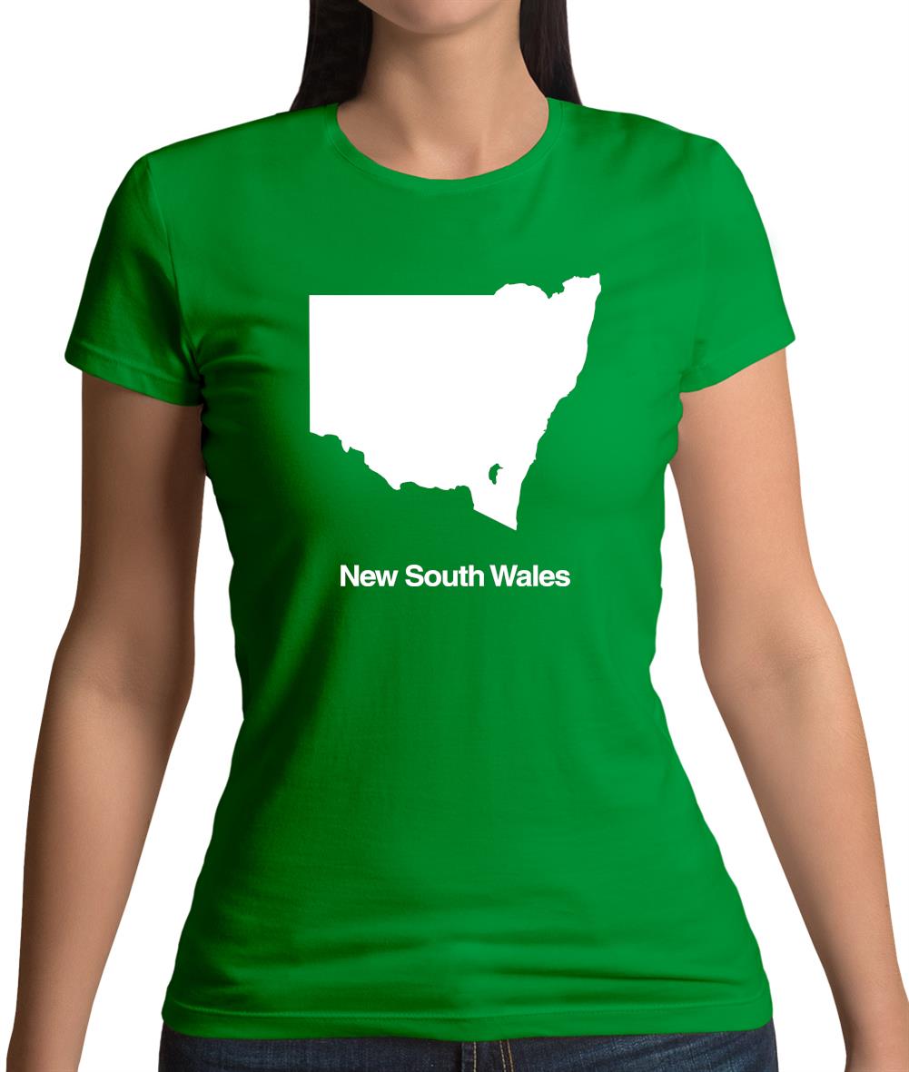 New South Wales Silhouette Womens T-Shirt New South Wales Silhouette Womens T-Shirt